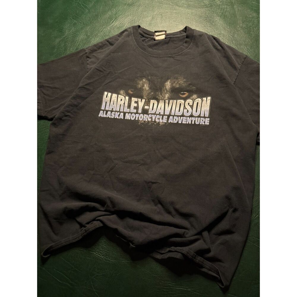 Rare 1990's Harley-Davidson Alaska Tee/ Size XL/ Great Condition